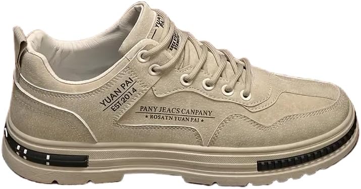 Мужские кроссовки с противоскользящей подошвой - прочные низкие синтетические туфли с дышащей текстильной подкладкой, амортизированной ПВХ подошвой и шнуровкой для походов на открытом воздухе, строительства и повседневной носки Clolinde, хаки
Мужские кроссовки с противоскользящей подошвой - прочные низкие синтетические туфли с дышащей текстильной подкладкой, амортизированной ПВХ подошвой и шнуровкой для походов на открытом воздухе, строительства и повседневной носки Clolinde, хаки