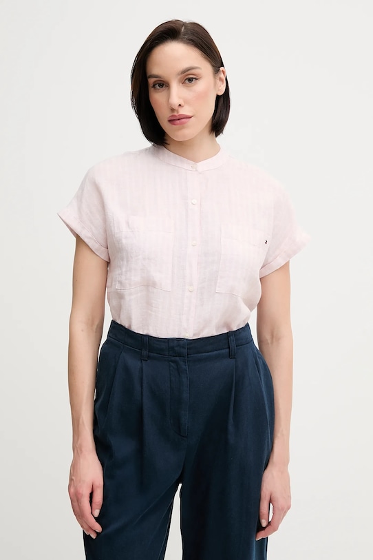 Льняная рубашка Tommy Hilfiger, розовый
Льняная рубашка Tommy Hilfiger, розовый