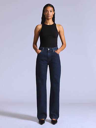 Японские джинсы Selvedge Plank Straight Fit для женщин Levi's, цвет Stems - Dark Wash
Японские джинсы Selvedge Plank Straight Fit для женщин Levi's, цвет Stems - Dark Wash