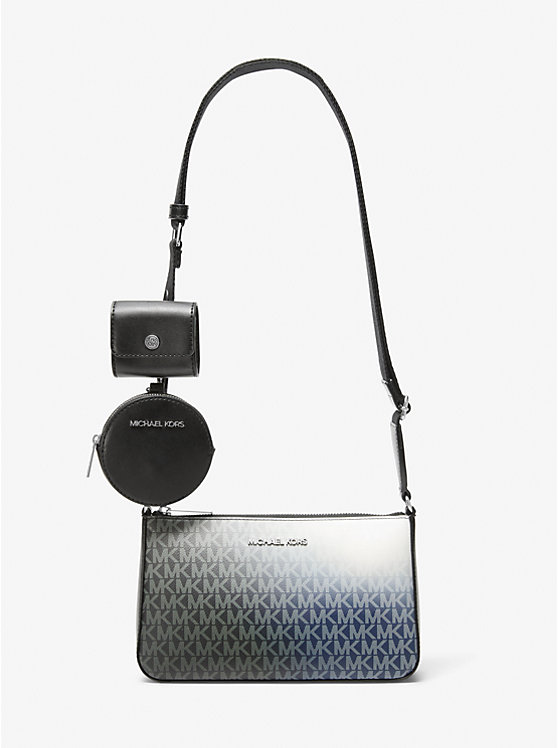 Сумка Jet Set Small с фирменным логотипом и эффектом омбре, через плечо, с чехлом для наушников Apple AirPods Pro Michael Kors, мультиколор
Сумка Jet Set Small с фирменным логотипом и эффектом омбре, через плечо, с чехлом для наушников Apple AirPods Pro Michael Kors, мультиколор