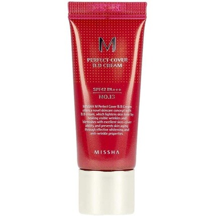 Missha M Perfect Cover Bb Cream Spf42 Pa+++, оттенок 13 Bright Beige, 50 мл
Missha M Perfect Cover Bb Cream Spf42 Pa+++, оттенок 13 Bright Beige, 50 мл