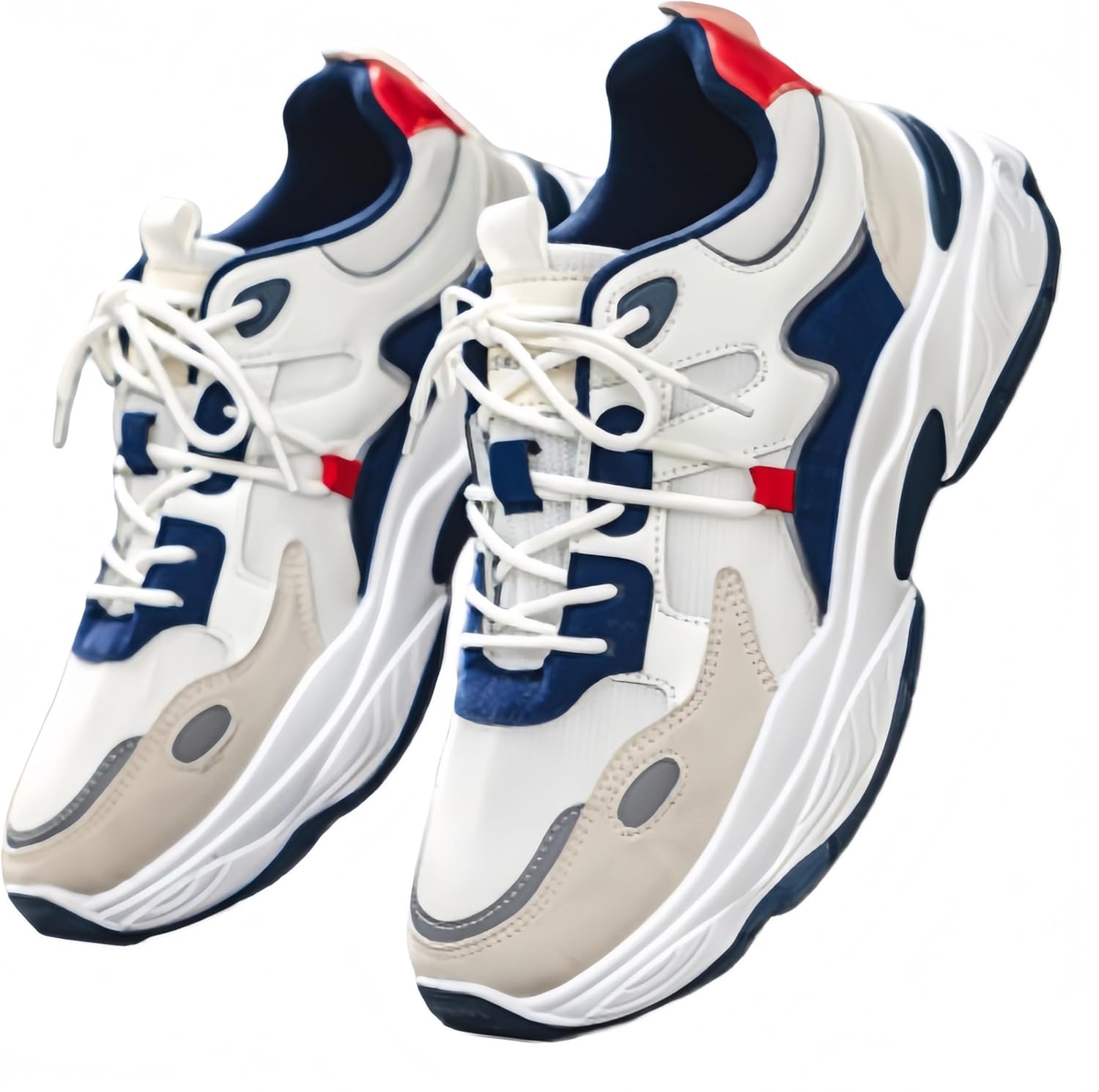 Дышащие мужские спортивные кроссовки, повседневные кроссовки с толстой подошвой Fmshi, белый/синий
Дышащие мужские спортивные кроссовки, повседневные кроссовки с толстой подошвой Fmshi, белый/синий