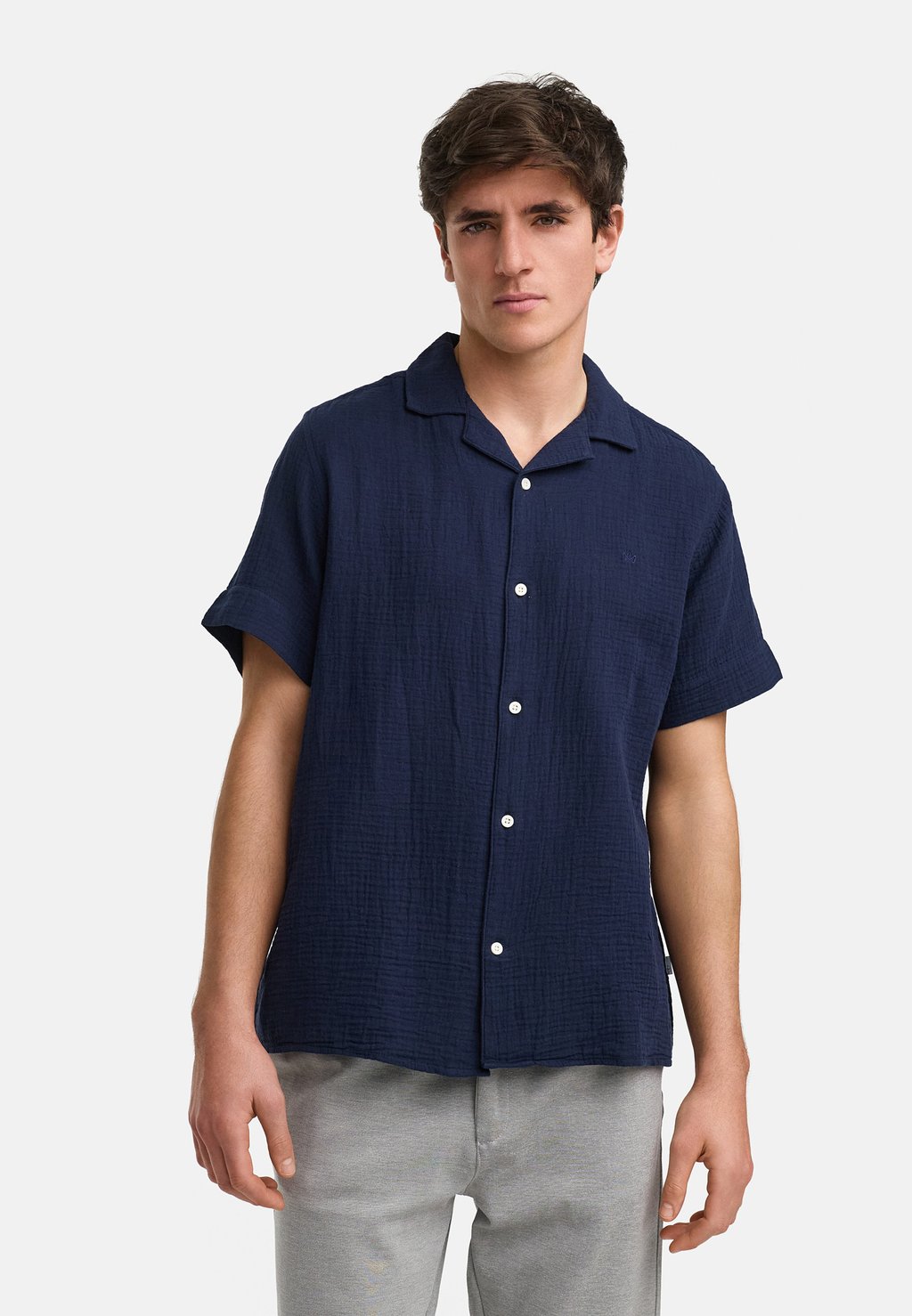 Рубашка Kronstadt, темно-синий
Рубашка Kronstadt, темно-синий