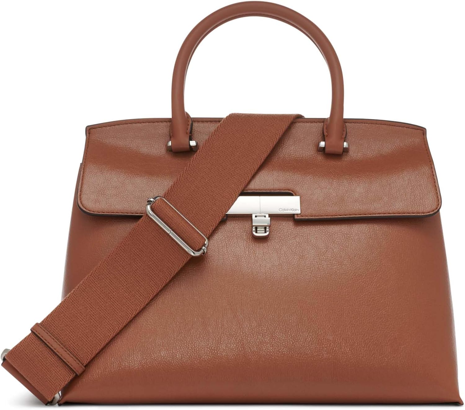 Женская сумка-сэтчел Calvin Klein Becky Turn Lock - 2 в 1, веганская кожа, 3 кармана, Caramel Waxed
Женская сумка-сэтчел Calvin Klein Becky Turn Lock - 2 в 1, веганская кожа, 3 кармана, Caramel Waxed