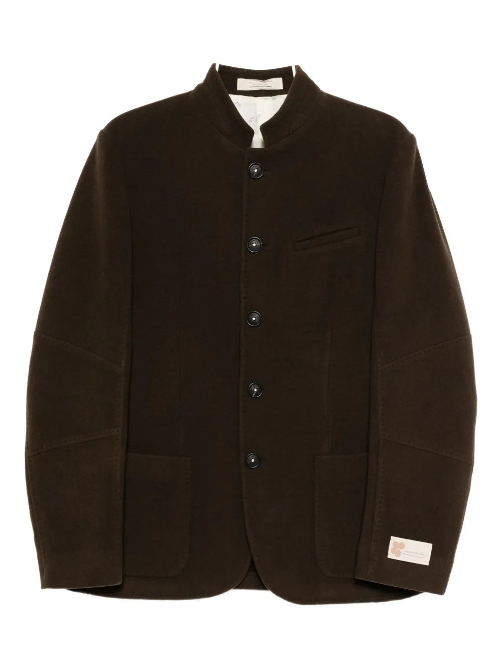 Шерстяной однобортный пиджак Massimo Alba, коричневый
Шерстяной однобортный пиджак Massimo Alba, коричневый