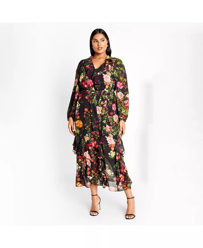 Платье макси с принтом Бриджит больших размеров CITY CHIC, оранжевый
Платье макси с принтом Бриджит больших размеров CITY CHIC, оранжевый