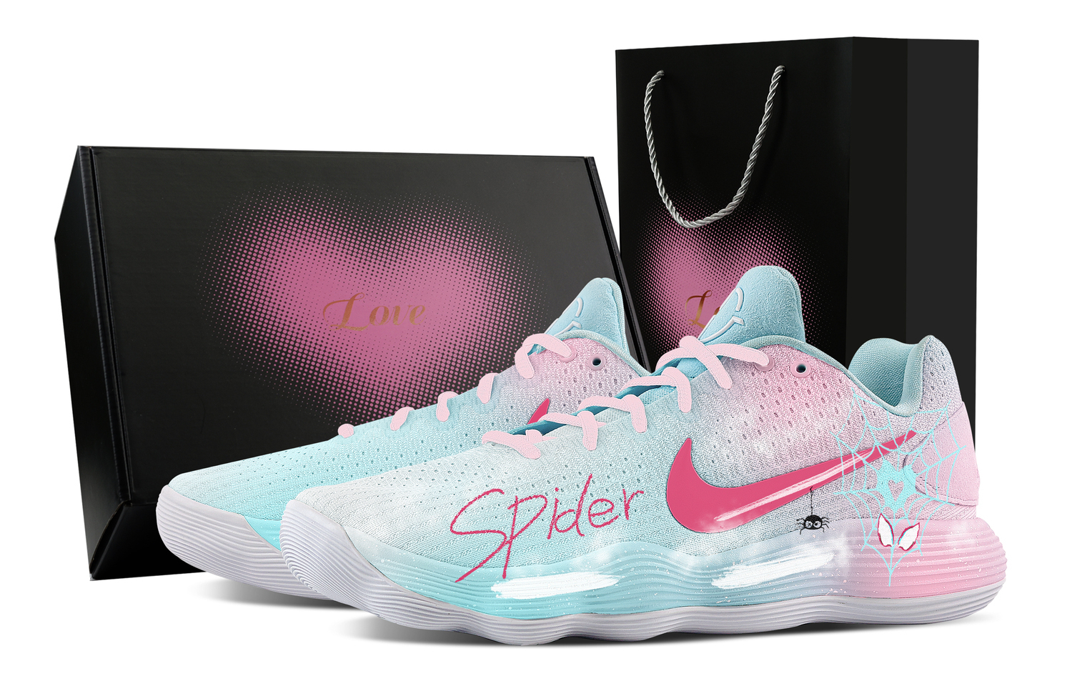 Кроссовки баскетбольные мужские Hyperdunk 2017 Spiders Beloved Heart Box низкие с амортизацией, поддержкой и покрытием Nike, розовый
Кроссовки баскетбольные мужские Hyperdunk 2017 Spiders Beloved Heart Box низкие с амортизацией, поддержкой и покрытием Nike, розовый