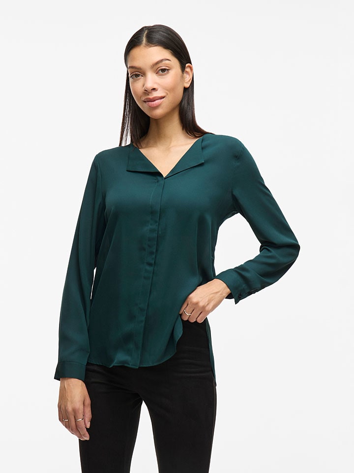 Vila Блузка «Вилуси» бензинового цвета
Vila Блузка «Вилуси» бензинового цвета