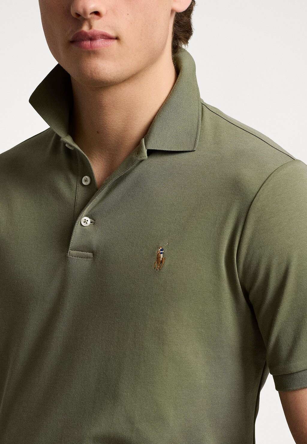 Рубашка поло CUSTOM SLIM FIT SOFT COTTON POLO SHIRT Polo Ralph Lauren, оливковый
Рубашка поло CUSTOM SLIM FIT SOFT COTTON POLO SHIRT Polo Ralph Lauren, оливковый