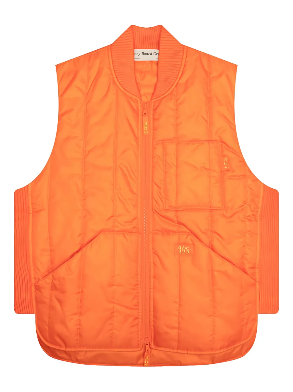 Стеганый жилет-пуховик Advisory Board Crystals, оранжевый
Стеганый жилет-пуховик Advisory Board Crystals, оранжевый