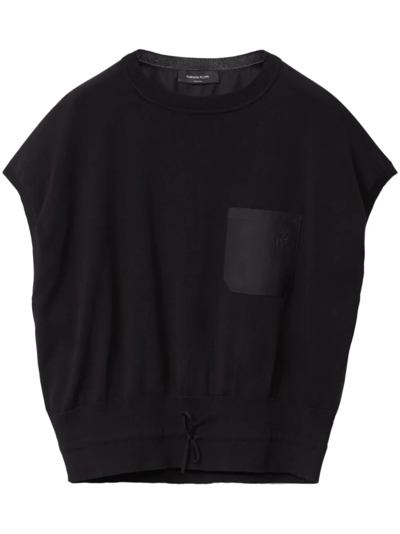 Fabiana Filippi футболка с вышитым логотипом, черный
Fabiana Filippi футболка с вышитым логотипом, черный