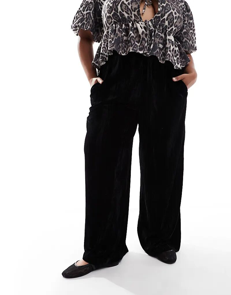 Брюки Curve из жатого бархата черного цвета с застежкой-липучкой ASOS DESIGN
Брюки Curve из жатого бархата черного цвета с застежкой-липучкой ASOS DESIGN