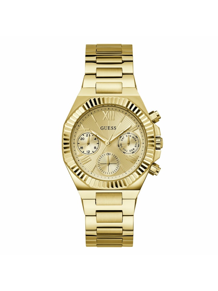 Guess Аналоговые женские часы в золоте
Guess Аналоговые женские часы в золоте