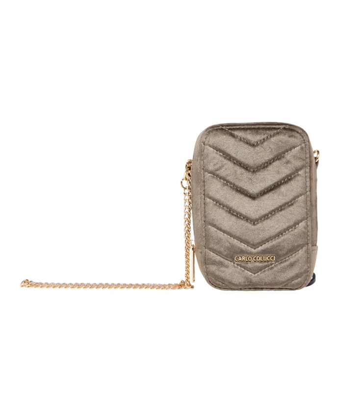 Элегантная бархатная сумка через плечо Carlo Colucci, серый
Элегантная бархатная сумка через плечо Carlo Colucci, серый