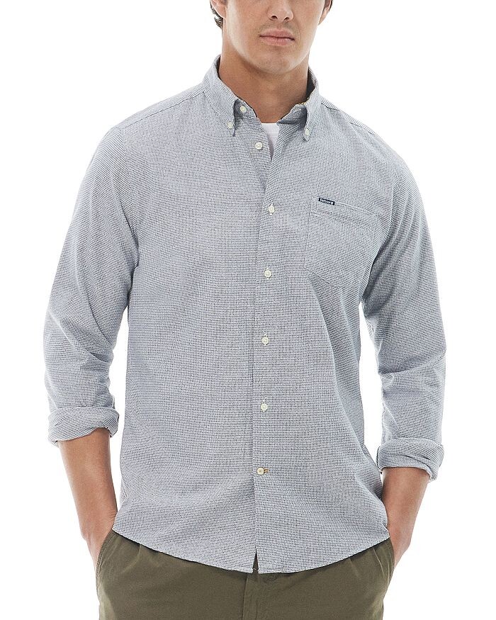 Рубашка с узором «гусиные лапки» Barbour Turner, синий 
Рубашка с узором «гусиные лапки» Barbour Turner, синий