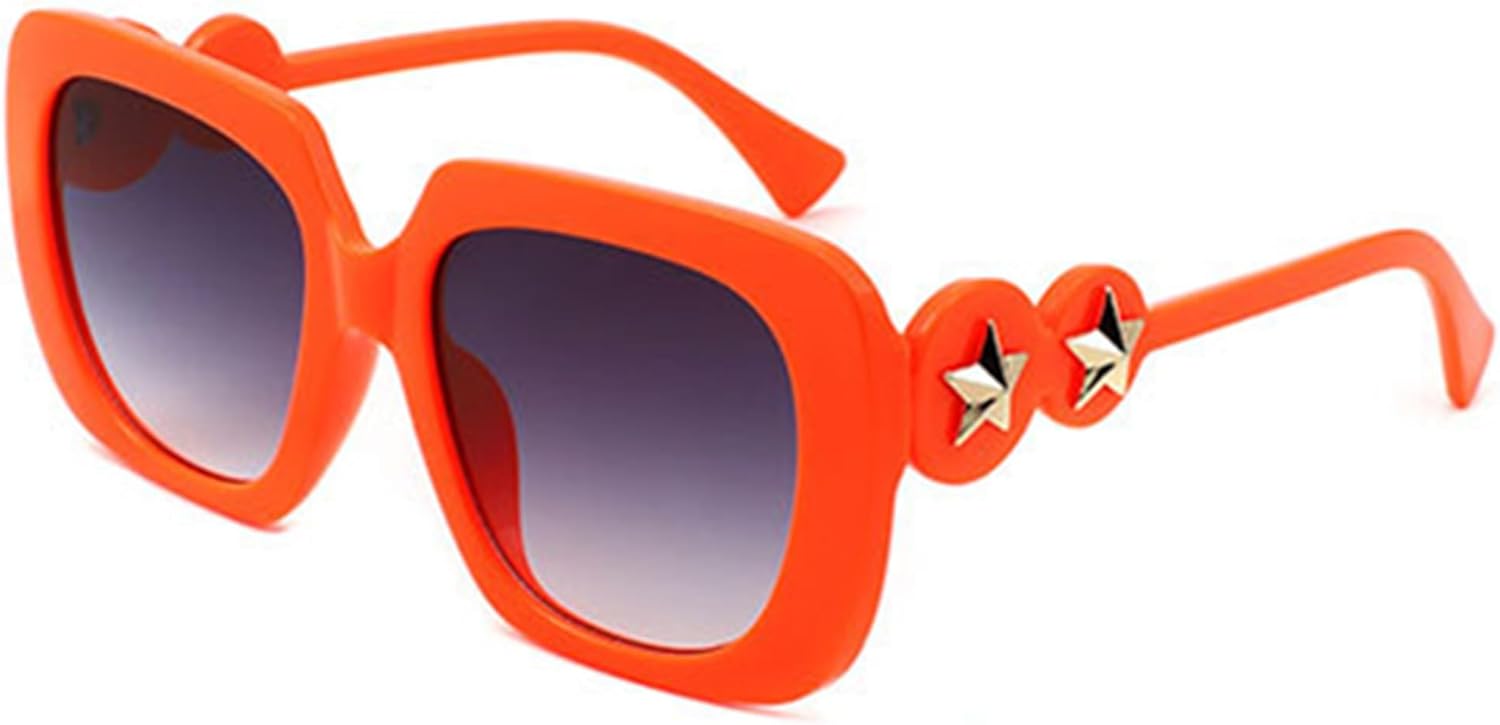 bullabulling Женские модные квадратные солнцезащитные очки для женщин и мужчин, винтажные панк-солнцезащитные очки, модные большие оправы, металлические очки со звездами, C7
bullabulling Женские модные квадратные солнцезащитные очки для женщин и мужчин, винтажные панк-солнцезащитные очки, модные большие оправы, металлические очки со звездами, C7