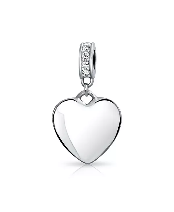 Подвеска-Шарм в форме сердца с кристаллами, из стерлингового серебра Bling Jewelry, clear
Подвеска-Шарм в форме сердца с кристаллами, из стерлингового серебра Bling Jewelry, clear