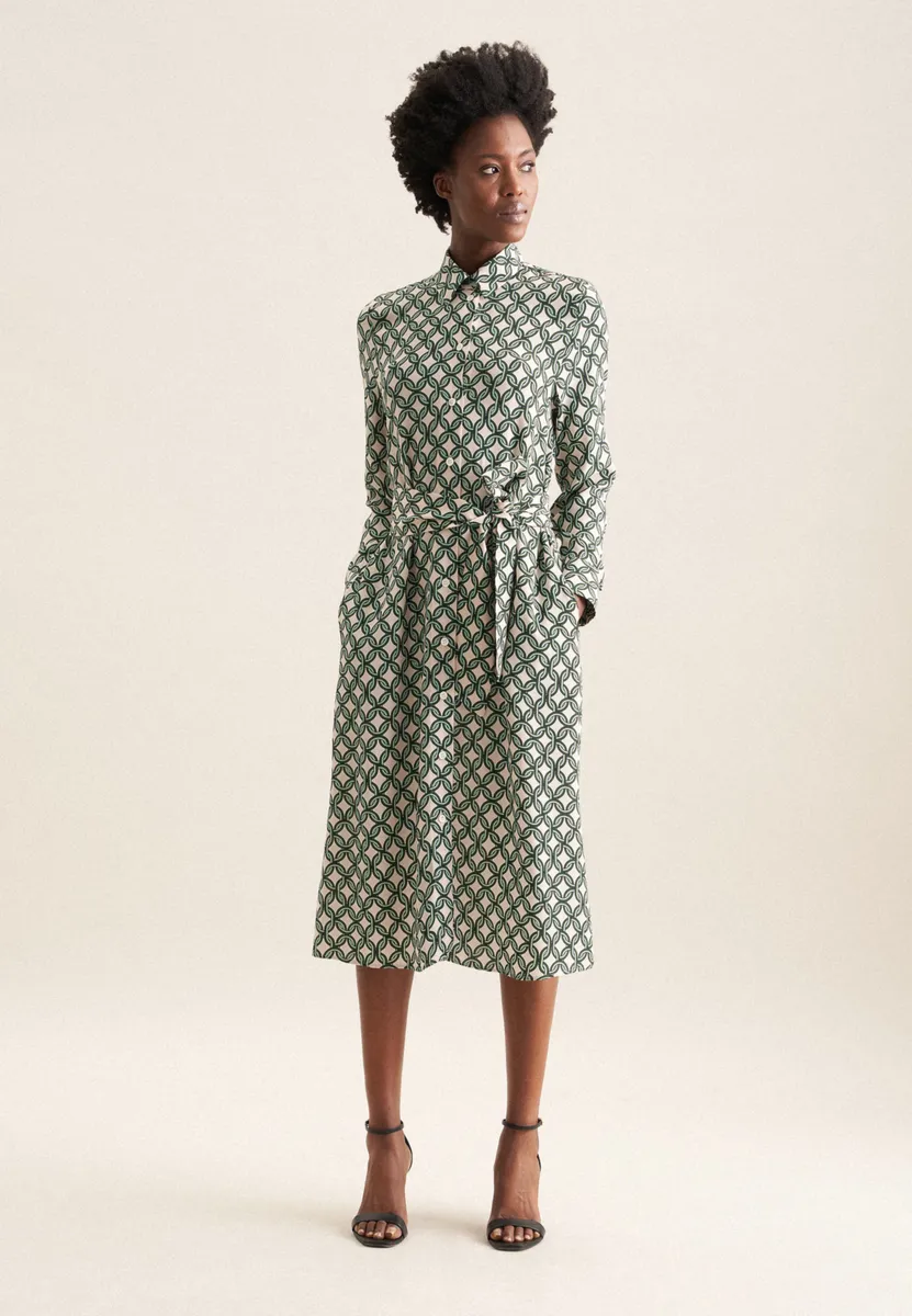 Летнее платье seidensticker "Black Rose", воротник с длинными рукавами и принтом, зеленый
Летнее платье seidensticker "Black Rose", воротник с длинными рукавами и принтом, зеленый