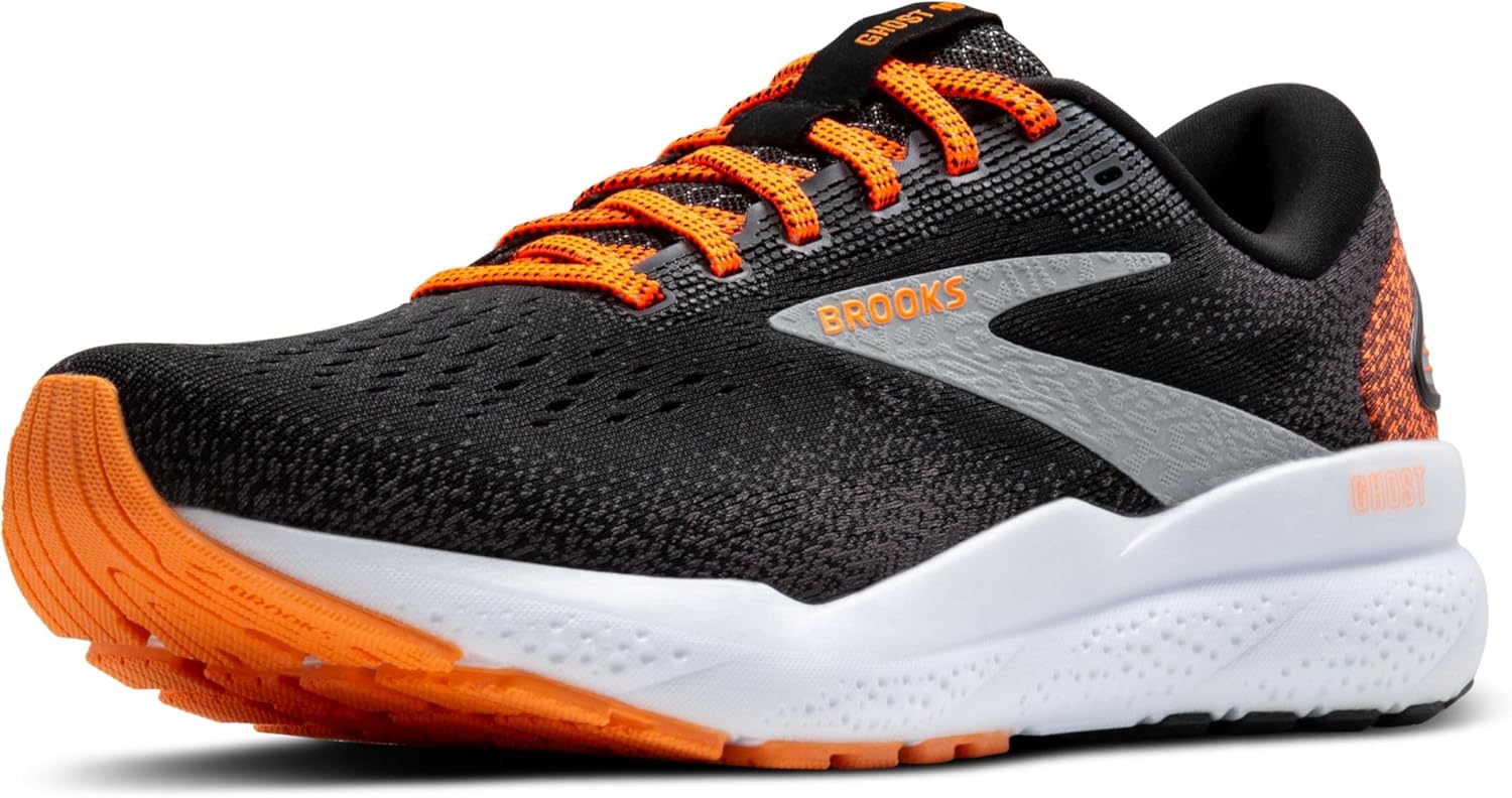 Мужские нейтральные беговые кроссовки Brooks Ghost 16, белый/черный/оранжевый
Мужские нейтральные беговые кроссовки Brooks Ghost 16, белый/черный/оранжевый