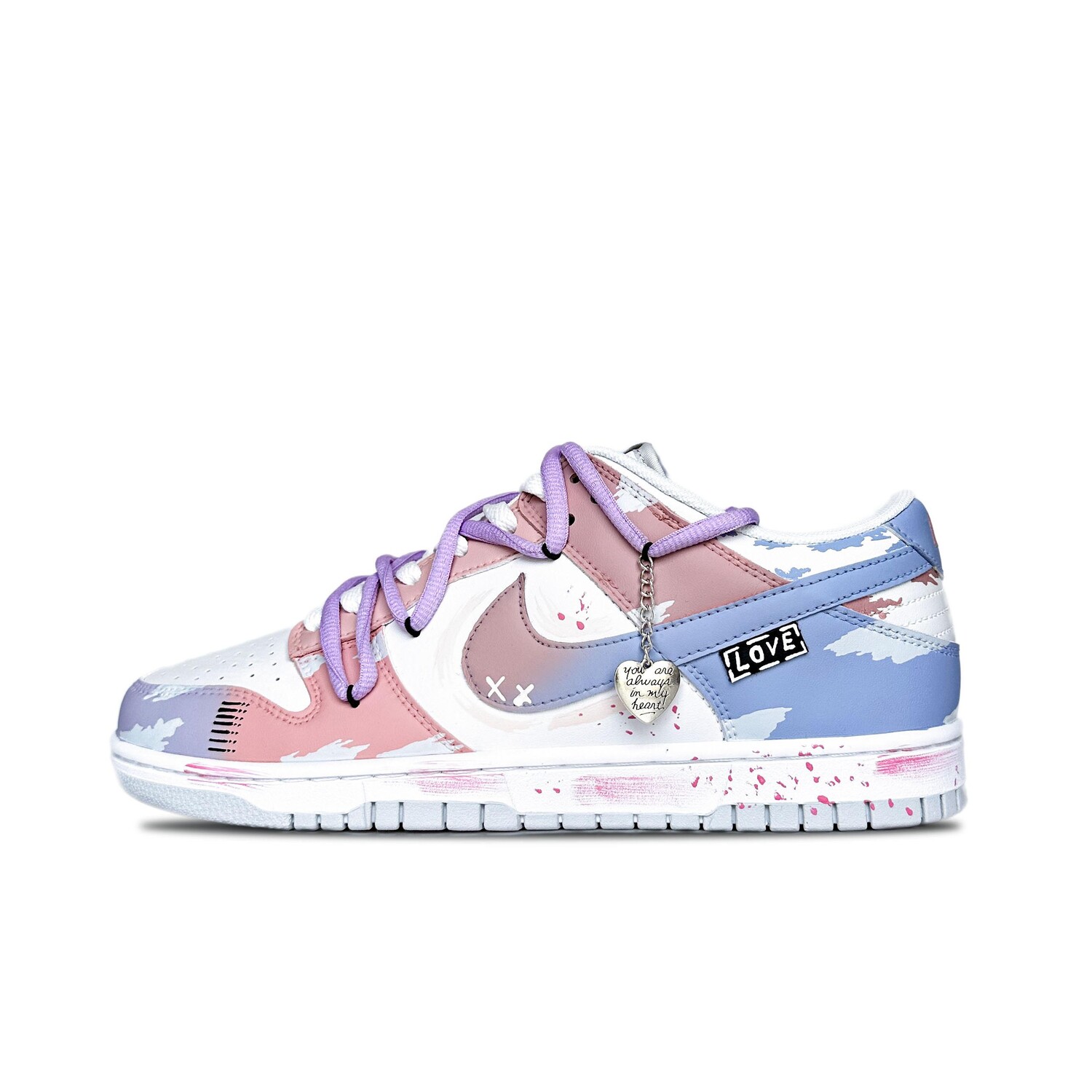 Кроссовки Nike Dunk Skateboarding Shoes Unisex Low-top White/Blue/Pink, розовый
Кроссовки Nike Dunk Skateboarding Shoes Unisex Low-top White/Blue/Pink, розовый