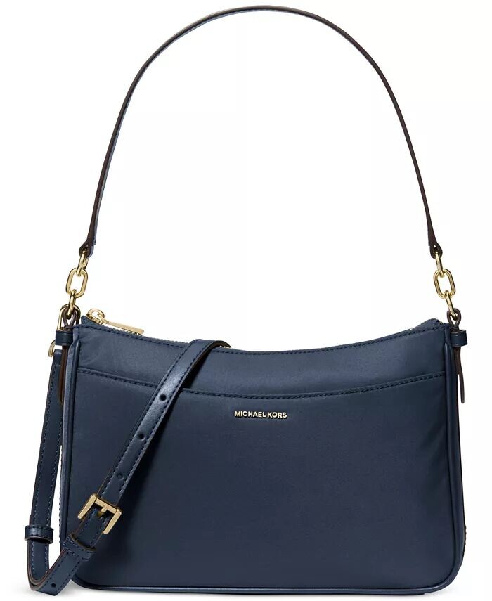 Jet Set Маленькая нейлоновая сумка-кошелек на молнии через плечо Michael Kors, синий
Jet Set Маленькая нейлоновая сумка-кошелек на молнии через плечо Michael Kors, синий