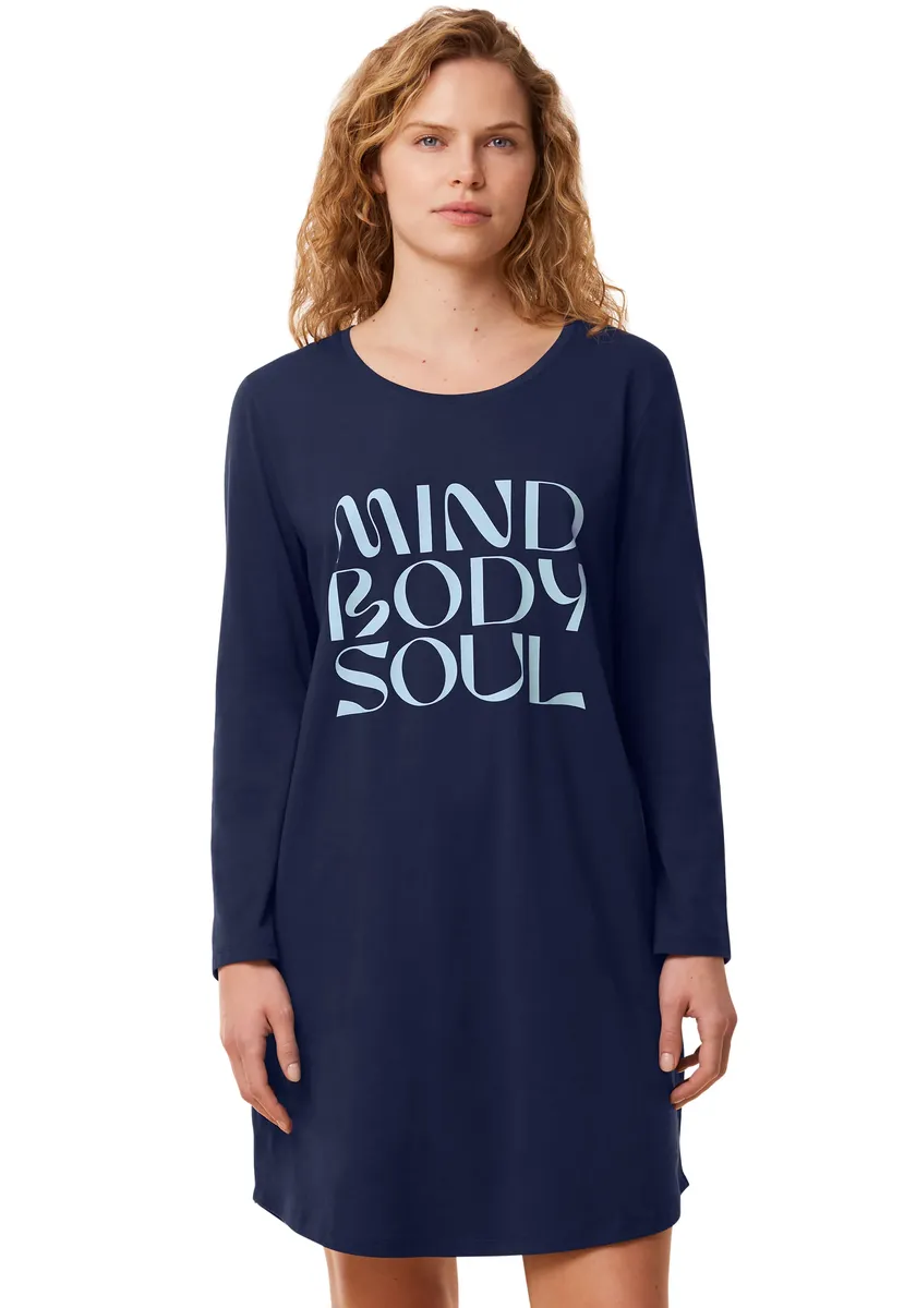 Ночная рубашка Triumph "Ночные рубашки NDK LSL X", цвет New Navy 
Ночная рубашка Triumph "Ночные рубашки NDK LSL X", цвет New Navy