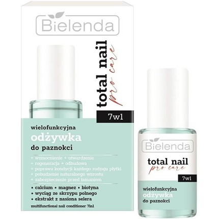 Total Nail Pro Care 7in1 Многофункциональный кондиционер для ногтей 10 мл Bielenda
Total Nail Pro Care 7in1 Многофункциональный кондиционер для ногтей 10 мл Bielenda