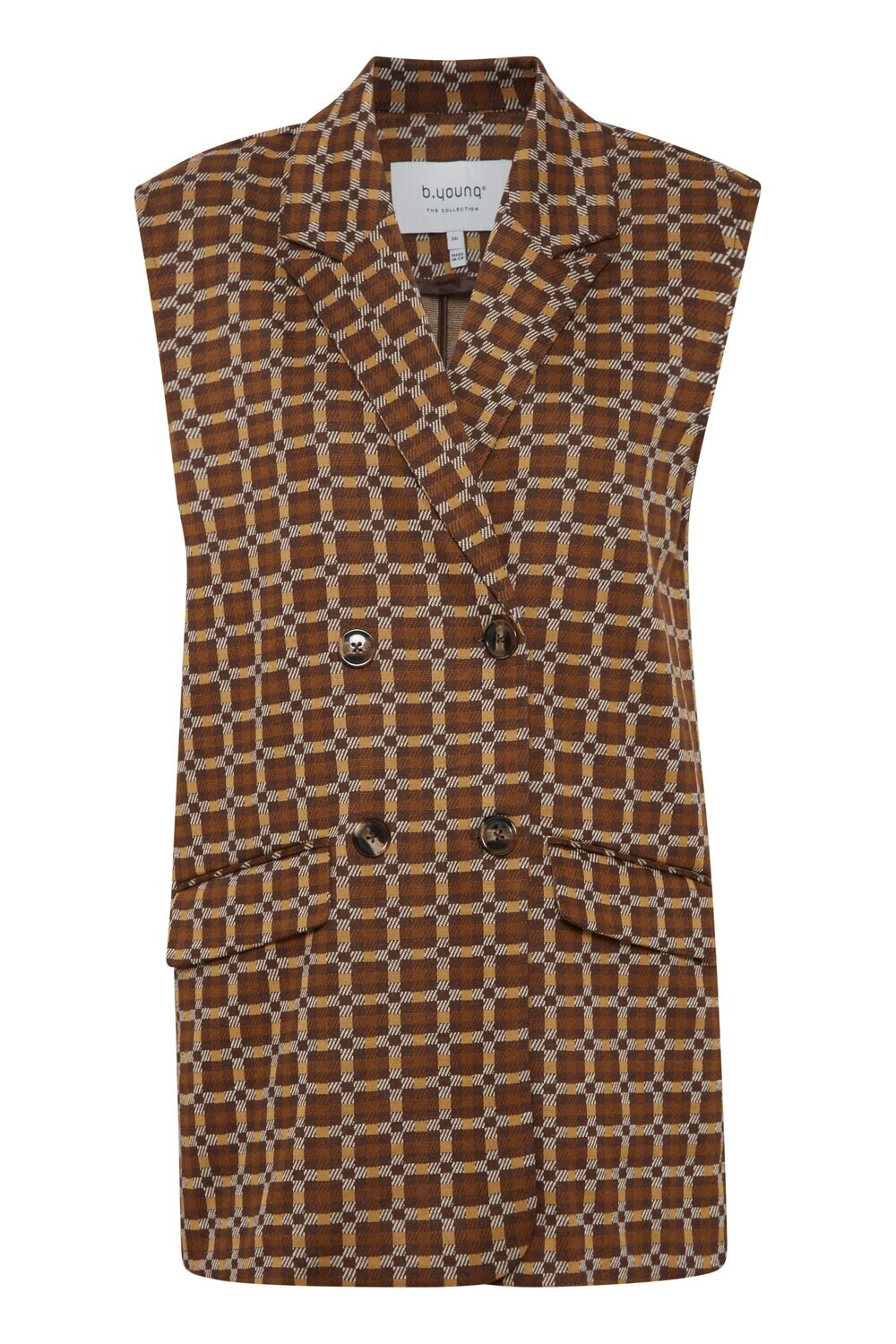 Жилет B.Young Byrowan, бежевый/коричневый
Жилет B.Young Byrowan, бежевый/коричневый