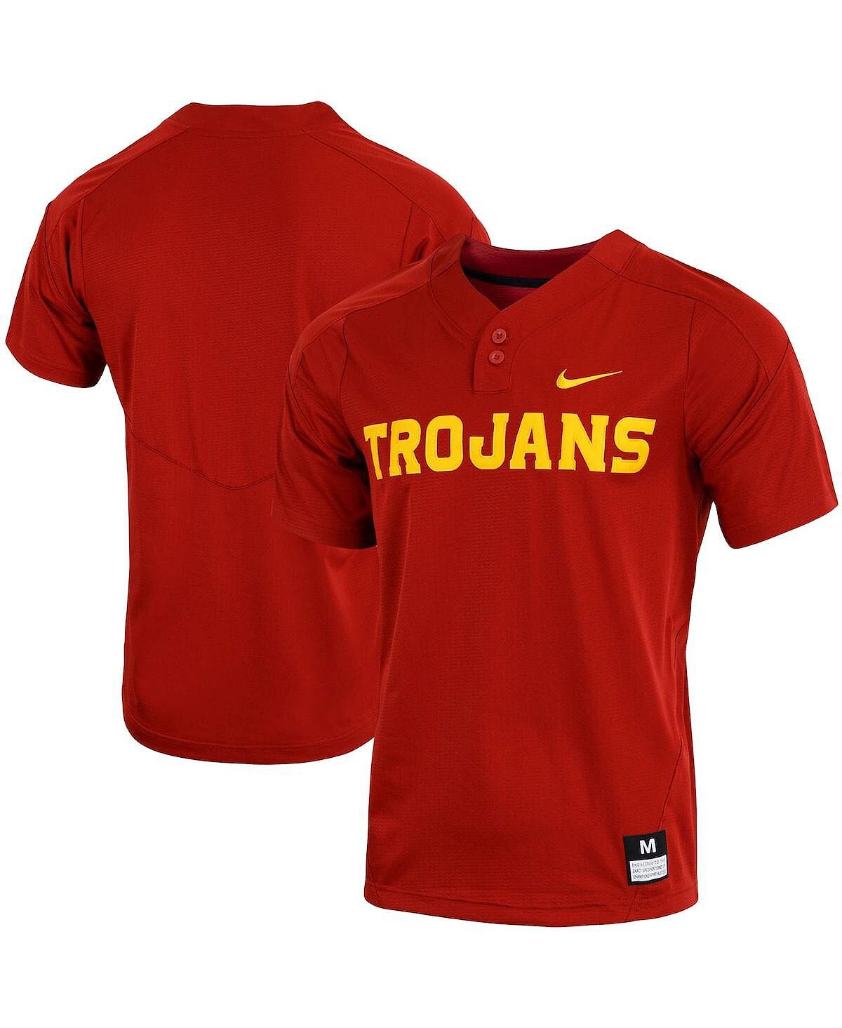 Мужская бейсбольная майка с двумя пуговицами Cardinal USC Trojans Replica Vapor Elite Nike
Мужская бейсбольная майка с двумя пуговицами Cardinal USC Trojans Replica Vapor Elite Nike