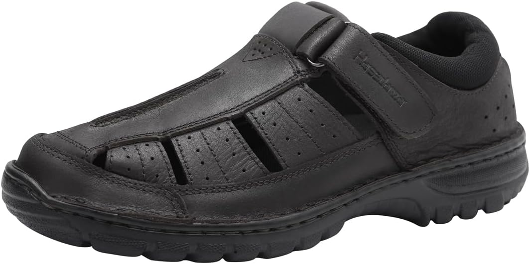 Мужские сандалии Harssidanzar с закрытым носком, удобные сандалии-рыбацкие для пляжа из натуральной кожи с регулируемой фиксацией, для прогулок и вождения KM227US, черный
Мужские сандалии Harssidanzar с закрытым носком, удобные сандалии-рыбацкие для пляжа из натуральной кожи с регулируемой фиксацией, для прогулок и вождения KM227US, черный