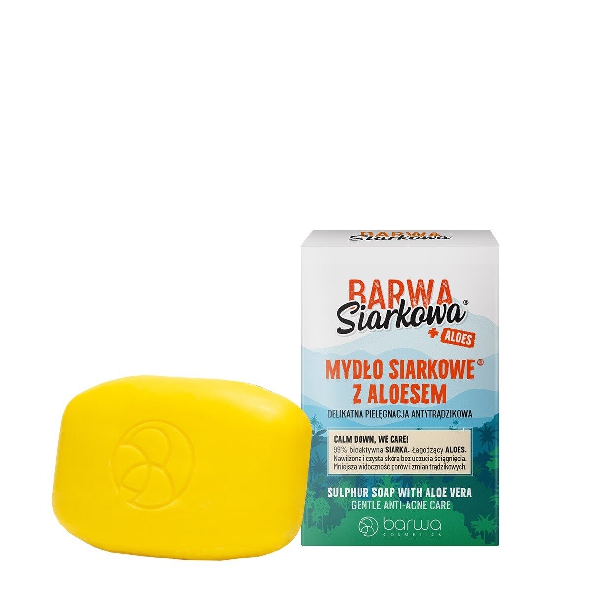 Barwa, Серное мыло «Сера + Алоэ» - с алоэ, 100 г
Barwa, Серное мыло «Сера + Алоэ» - с алоэ, 100 г