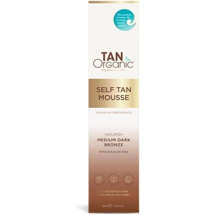 Мусс для автозагара с натуральными и сертифицированными органическими ингредиентами 120мл, Tanorganic 
Мусс для автозагара с натуральными и сертифицированными органическими ингредиентами 120мл, Tanorganic