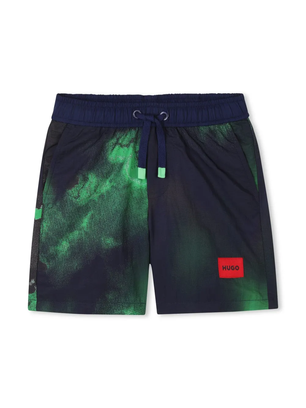 Плавки-шорты с принтом тай-дай HUGO KIDS, синий
Плавки-шорты с принтом тай-дай HUGO KIDS, синий