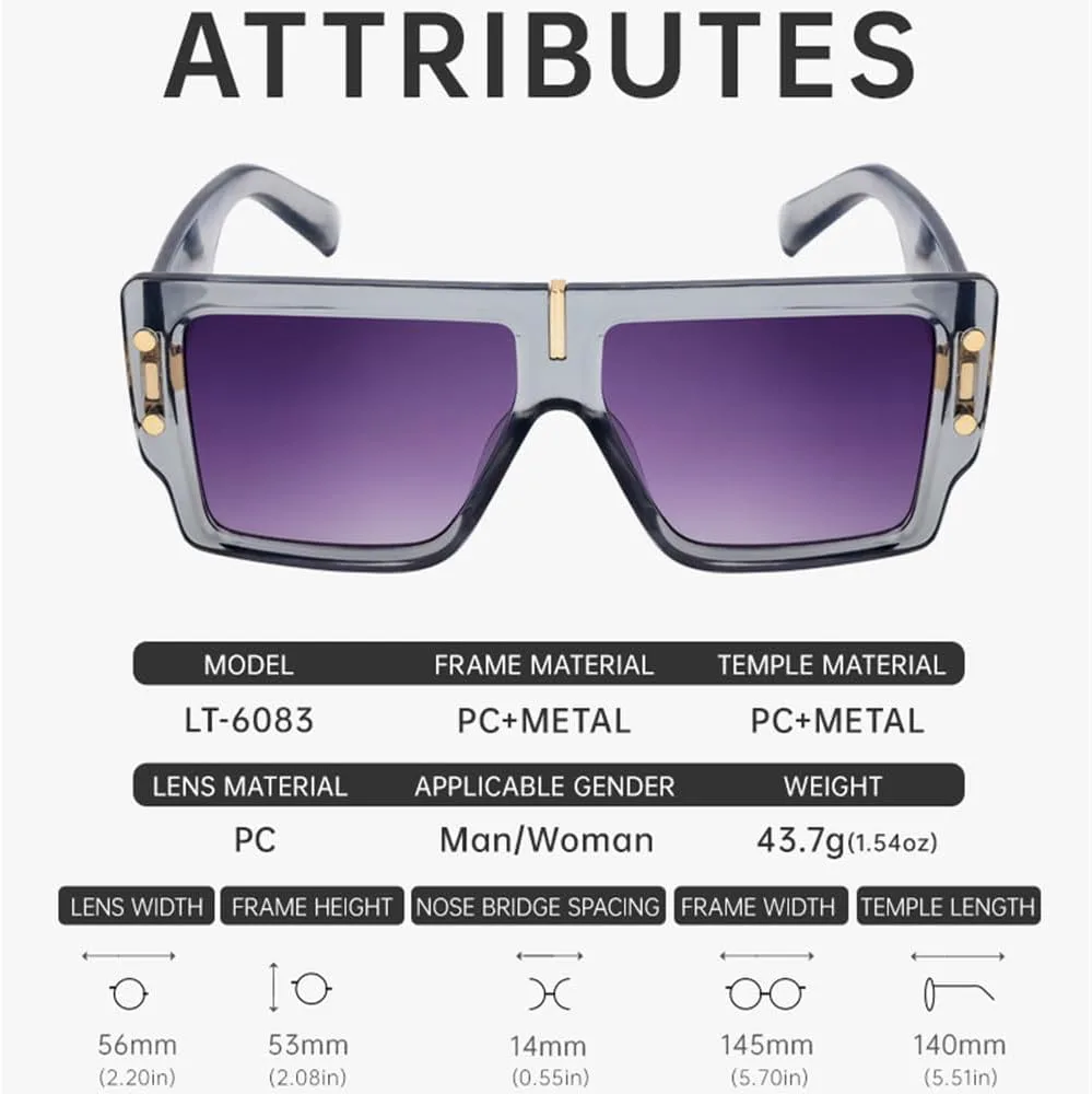 Большие классические солнцезащитные очки для женщин и мужчин, роскошные ретро-очки в крупной оправе, модные очки-защита от УФ-излучения UV400 LVTFCO, C1brightblack
Большие классические солнцезащитные очки для женщин и мужчин, роскошные ретро-очки в крупной оправе, модные очки-защита от УФ-излучения UV400 LVTFCO, C1brightblack