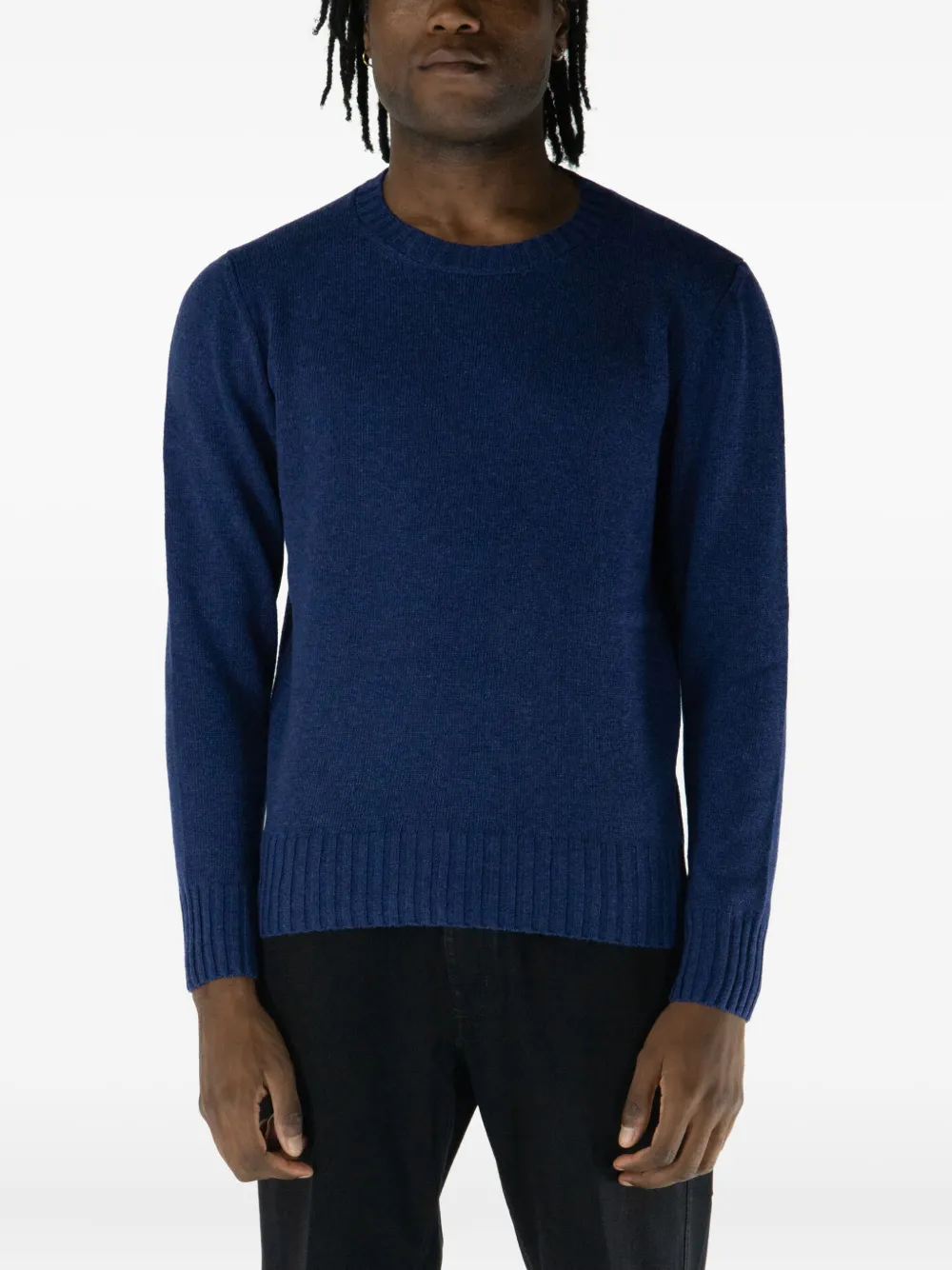 Свитер с круглым вырезом Doppiaa, синий
Свитер с круглым вырезом Doppiaa, синий