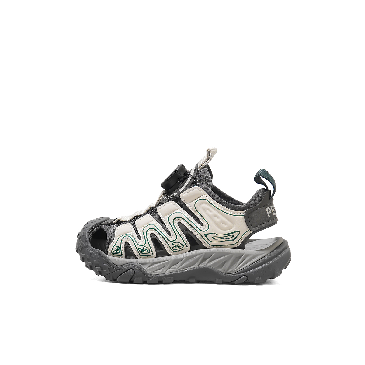 Противоскользящие детские сандалии для детей Banner the Piggy, серый/зеленый
Противоскользящие детские сандалии для детей Banner the Piggy, серый/зеленый