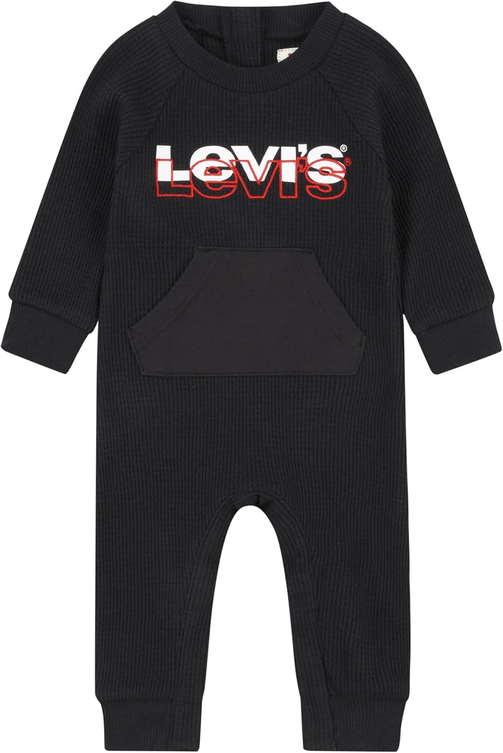 Комбинезон унисекс для малышей Levi's вафельной вязки, Black
Комбинезон унисекс для малышей Levi's вафельной вязки, Black