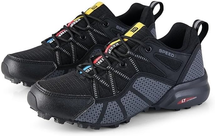 Мужские легкие походные кроссовки, дышащие кроссовки для трейл-раннинга, противоскользящие обувь для прогулок на улице и тренировок в спортзале, треккинг Qacksv, черный
Мужские легкие походные кроссовки, дышащие кроссовки для трейл-раннинга, противоскользящие обувь для прогулок на улице и тренировок в спортзале, треккинг Qacksv, черный