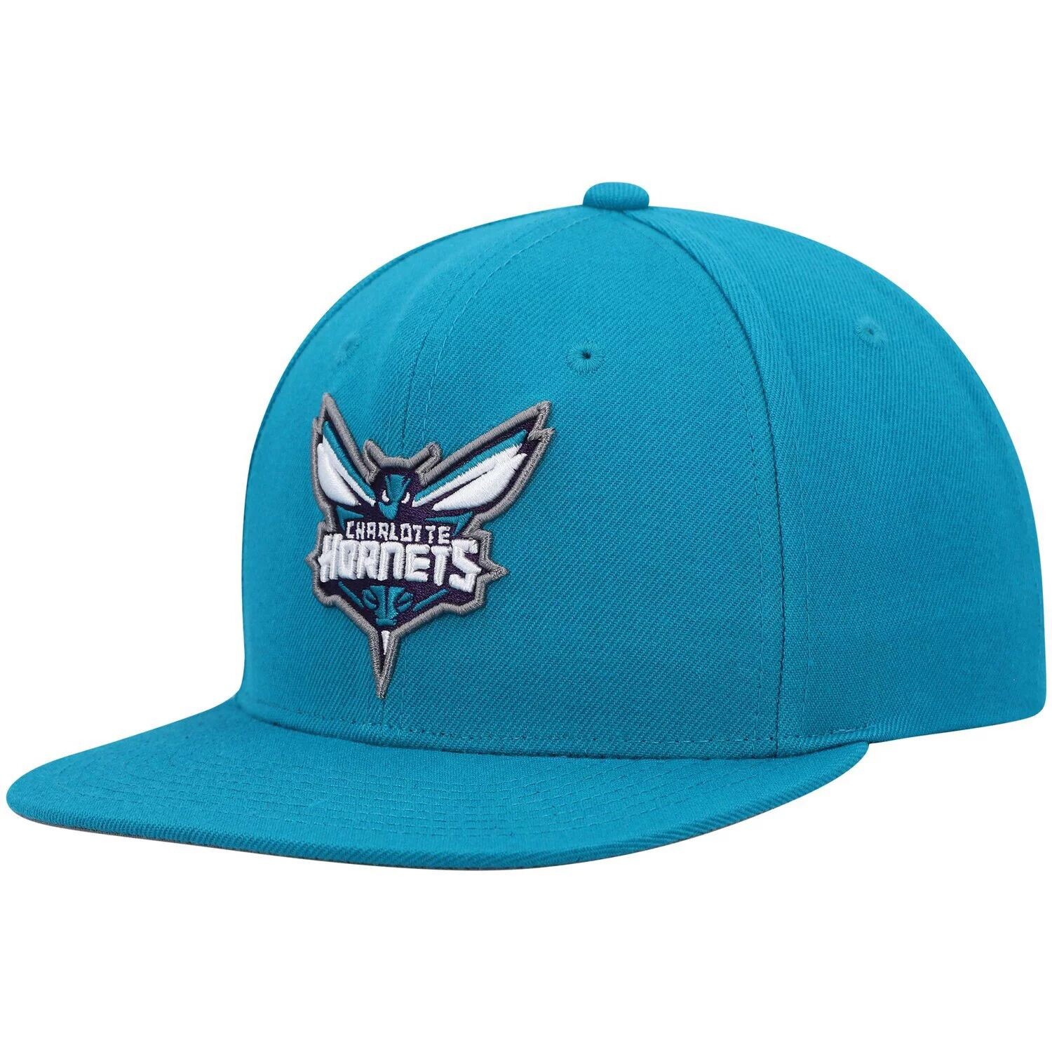 Мужская темно-бирюзовая кепка Mitchell & Ness Charlotte Hornets Ground 2.0 Snapback
Мужская темно-бирюзовая кепка Mitchell & Ness Charlotte Hornets Ground 2.0 Snapback