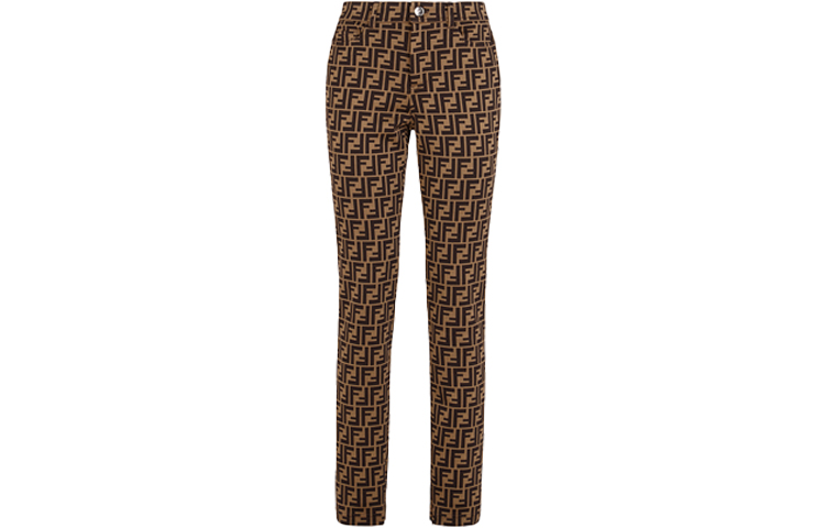 Подержанные Узкие Брюки Прямого Кроя Zucca FENDI, Коричневый
Подержанные Узкие Брюки Прямого Кроя Zucca FENDI, Коричневый