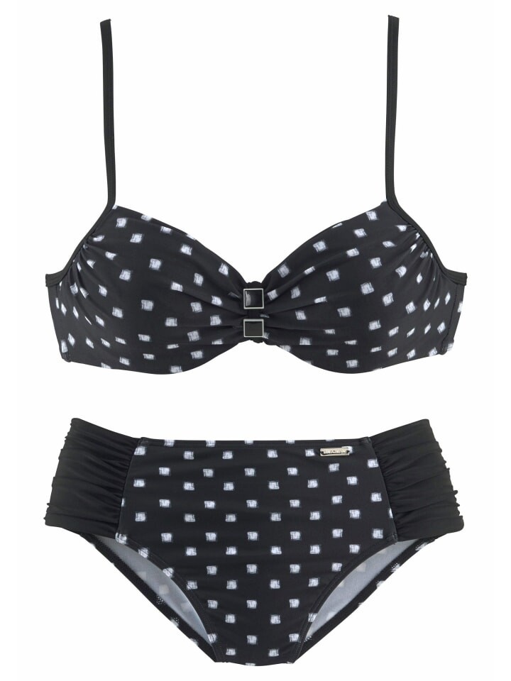 Комплект бикини LASCANA, цвет schwarz/weiß
Комплект бикини LASCANA, цвет schwarz/weiß