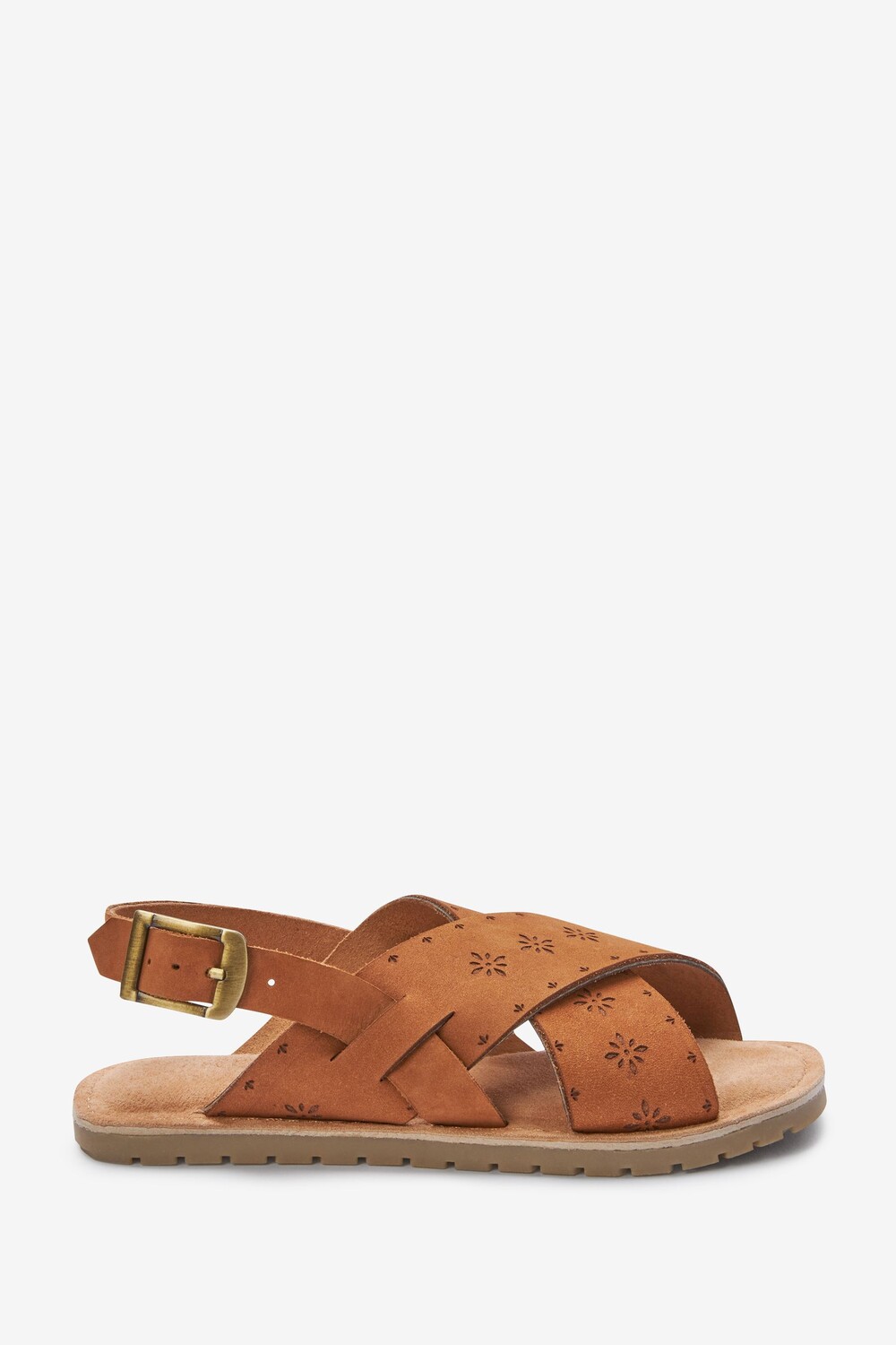 Кожаные плетеные сандалии с перекрестными ремешками Next, коричневый
Кожаные плетеные сандалии с перекрестными ремешками Next, коричневый