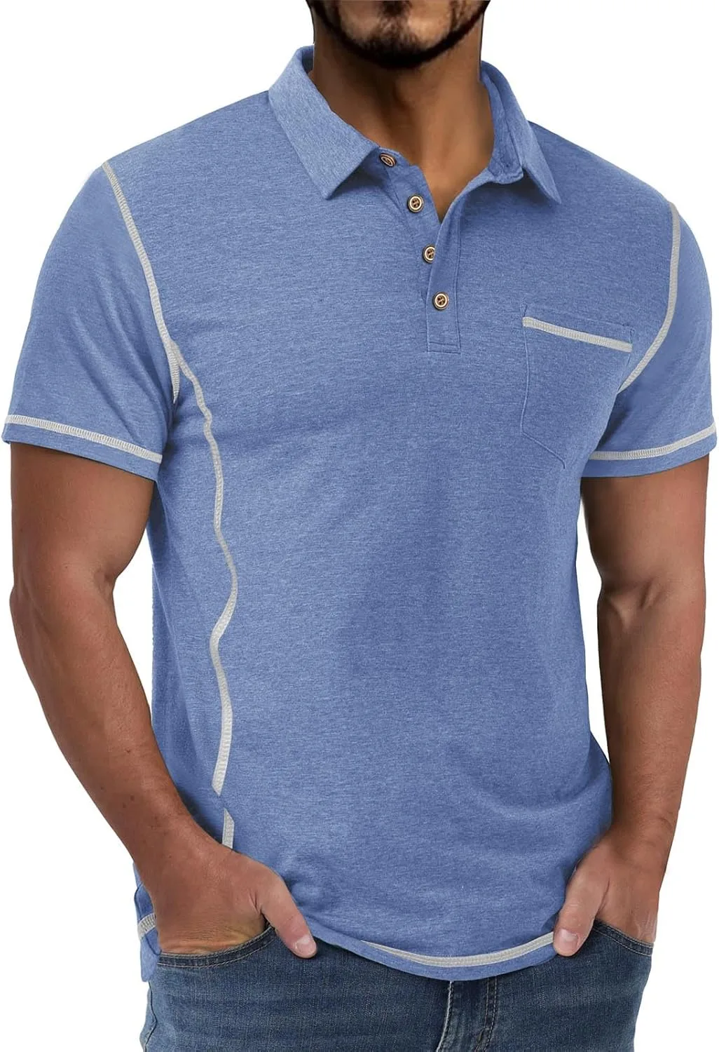 Мужская футболка для гольфа Moisture Wicking Quick-Dry с коротким рукавом
Мужская футболка для гольфа Moisture Wicking Quick-Dry с коротким рукавом