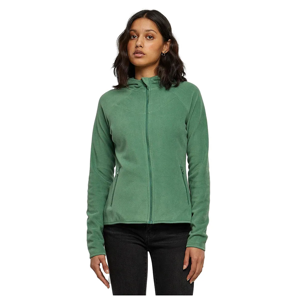 Толстовка на молнии из флиса Urban Classics, зеленый
Толстовка на молнии из флиса Urban Classics, зеленый