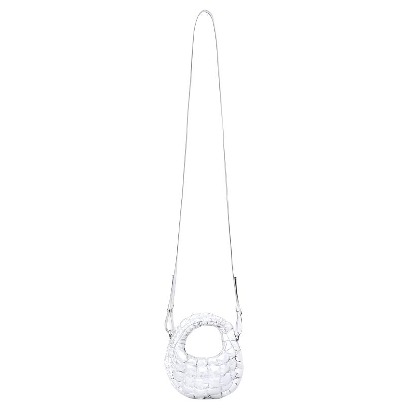 COS Полиэстеровая облачная сумка через плечо миниатюрная женская серебристая, Silver
COS Полиэстеровая облачная сумка через плечо миниатюрная женская серебристая, Silver