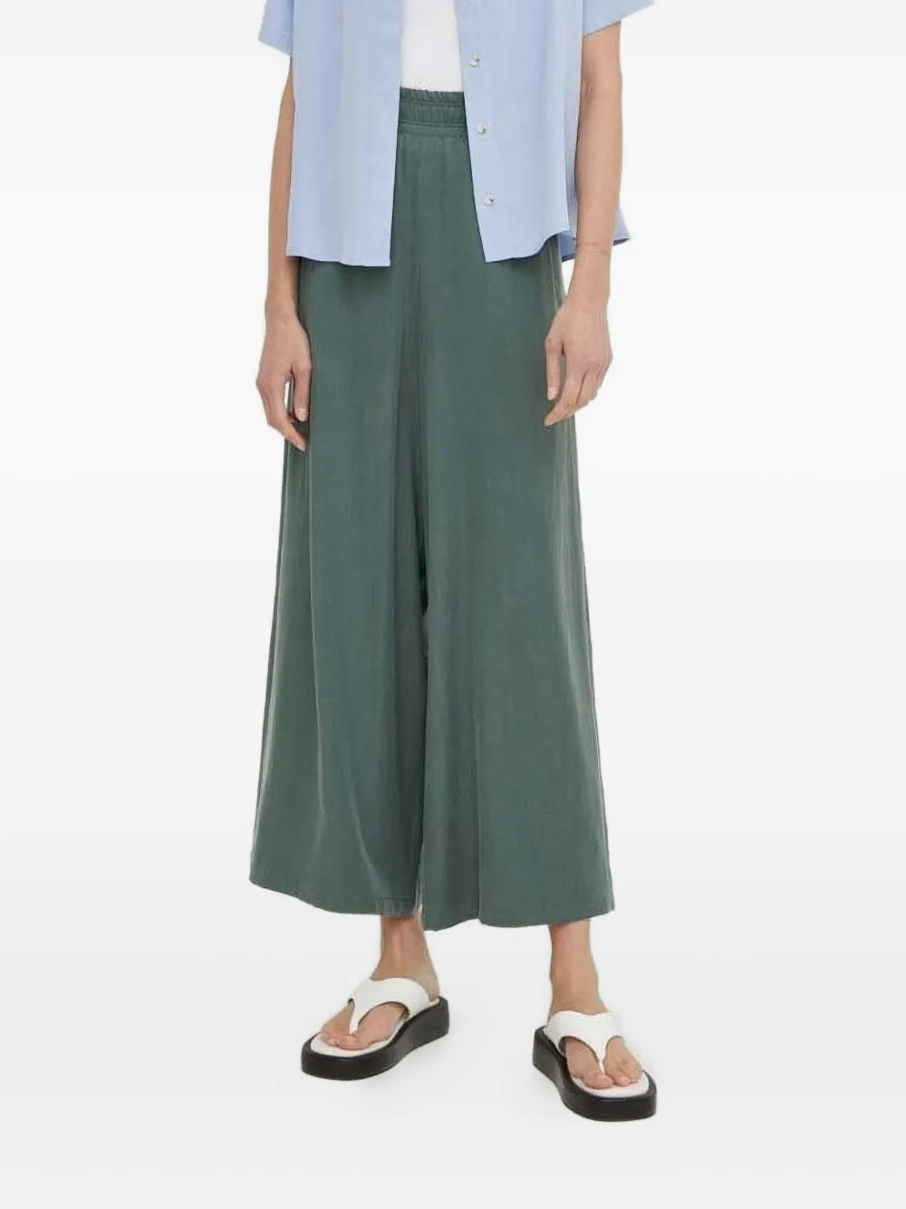 Брюки широкого кроя с эластичным поясом Drykorn, зеленый
Брюки широкого кроя с эластичным поясом Drykorn, зеленый