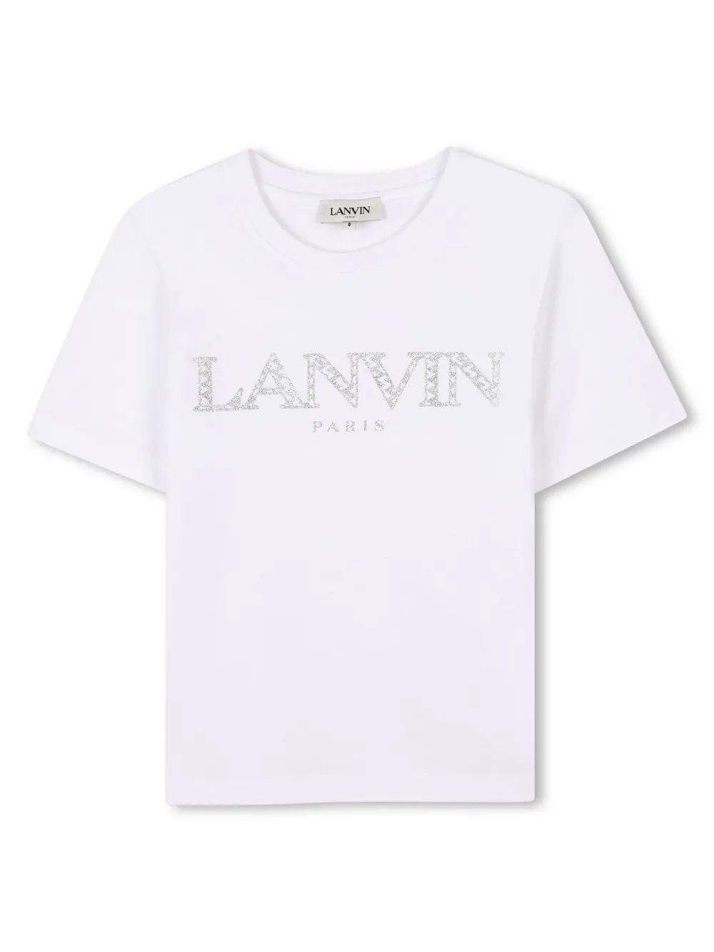 Футболка с логотипом Lanvin Enfant, белый 
Футболка с логотипом Lanvin Enfant, белый