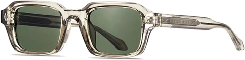 Ретро прямоугольные роскошные солнцезащитные очки для женщин и мужчин в стиле панк с защитой от УФ-излучения UV400 и заклепками UATXTAU, Champagne Dark Green
Ретро прямоугольные роскошные солнцезащитные очки для женщин и мужчин в стиле панк с защитой от УФ-излучения UV400 и заклепками UATXTAU, Champagne Dark Green