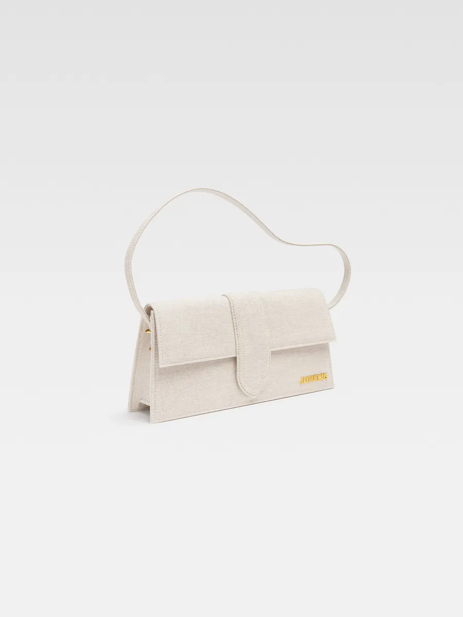 Длинная сумка с клапаном Ле Бамбино Jacquemus, светло-серый
Длинная сумка с клапаном Ле Бамбино Jacquemus, светло-серый