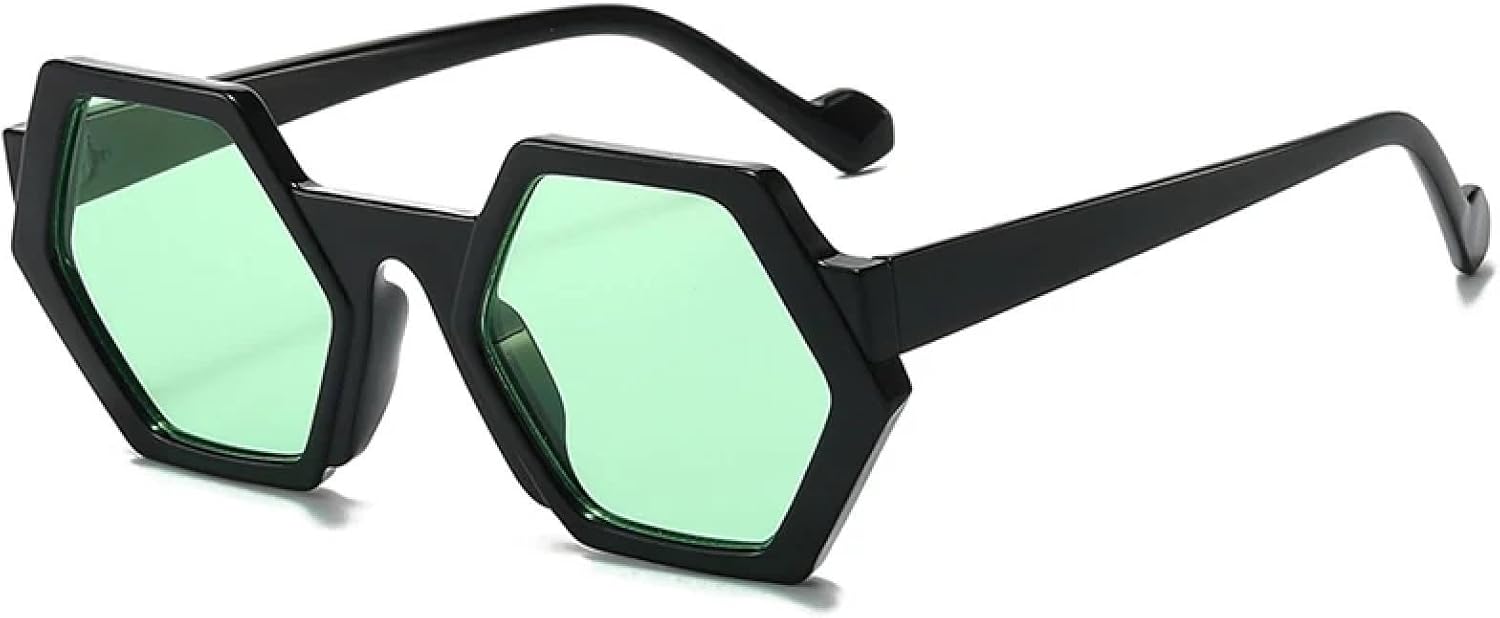 Роскошные шестиугольные солнцезащитные очки в маленькой оправе, модные солнцезащитные очки в форме многоугольника для женщин и мужчин, защита от УФ-излучения UV400 TKKTLLT, Black Green
Роскошные шестиугольные солнцезащитные очки в маленькой оправе, модные солнцезащитные очки в форме многоугольника для женщин и мужчин, защита от УФ-излучения UV400 TKKTLLT, Black Green